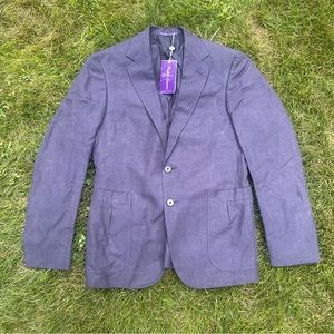 Purple Label Ralph Lauren Linen Suit Jacket Silk Linen Jacket